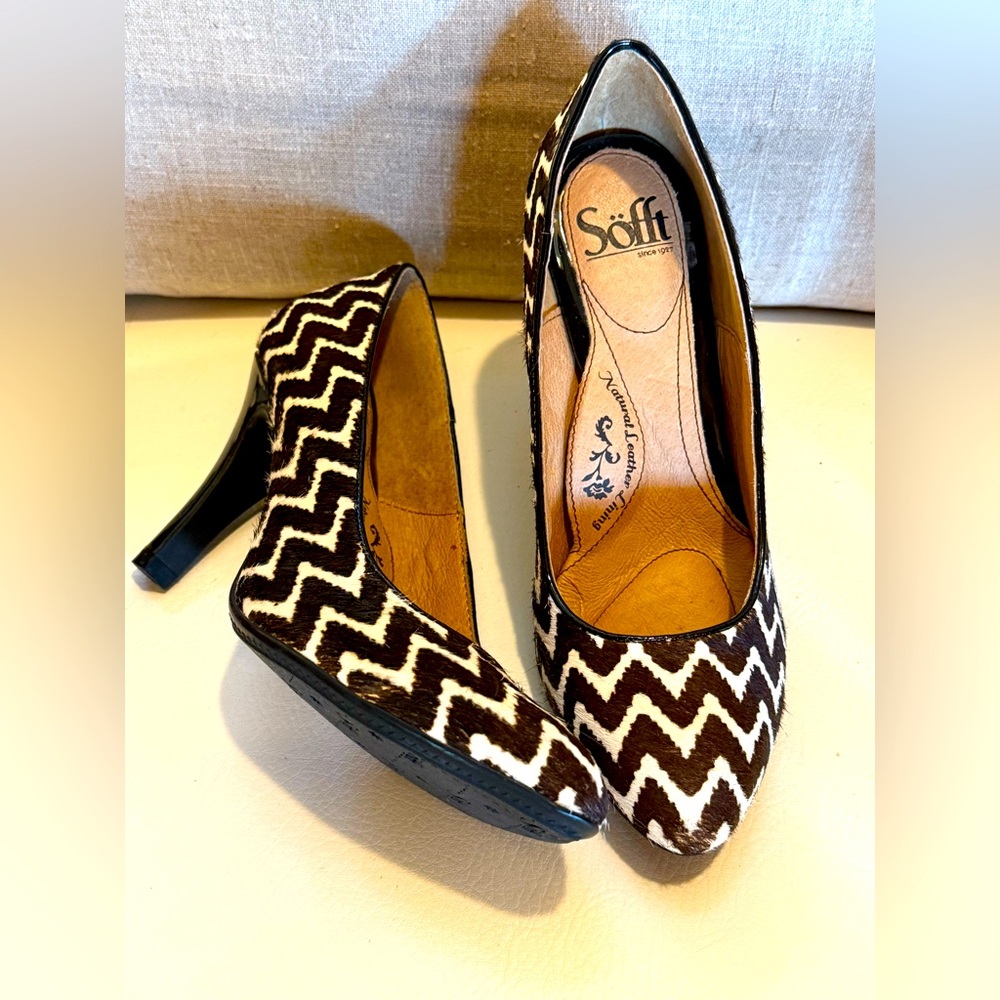 Sofft Moselle Pumps Heels Zig Zag 6.5